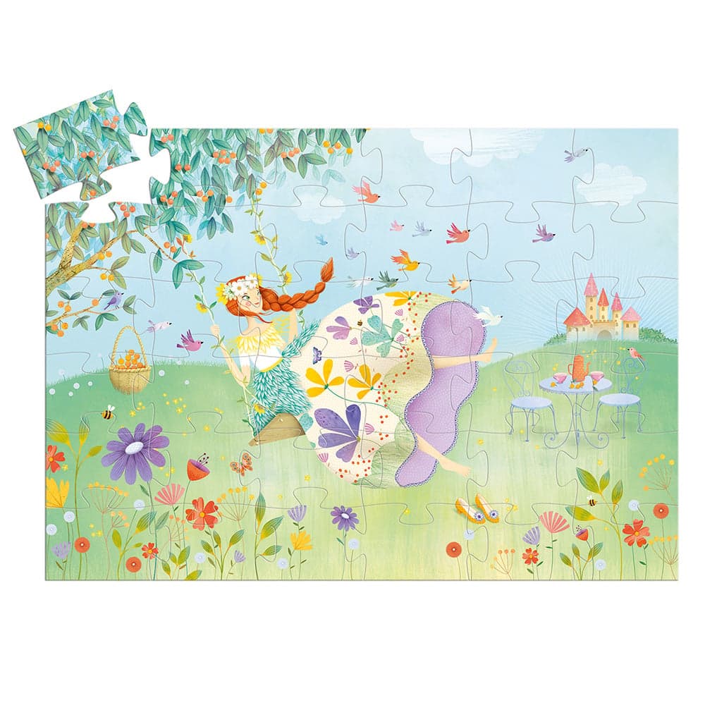 Puzzle La princesa de primavera Djeco 36 piezas