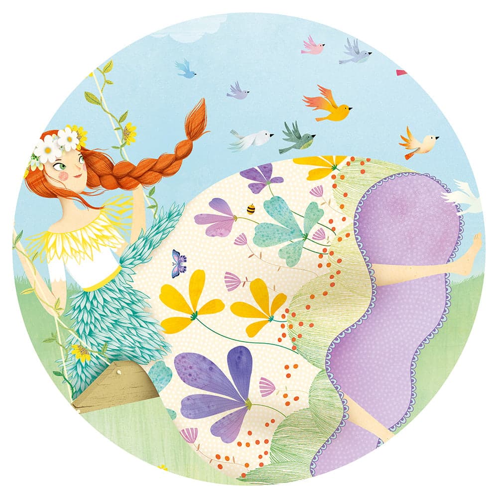 Puzzle La princesa de primavera Djeco 36 piezas