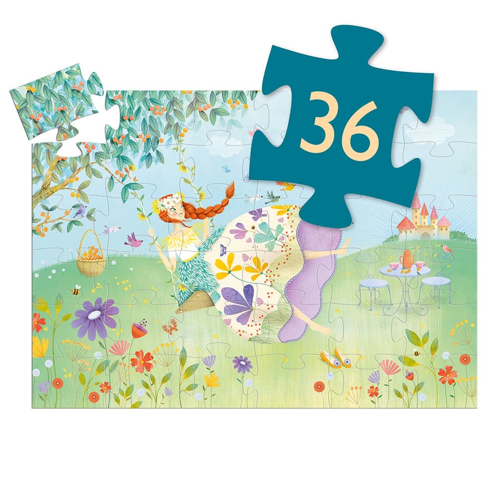 Puzzle La princesa de primavera Djeco 36 piezas