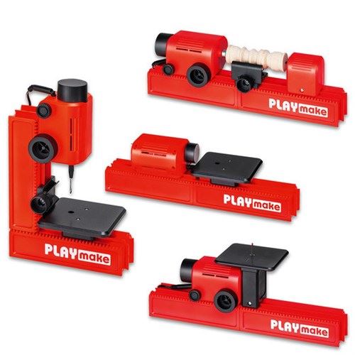 PlayMake 4-en-1 – Taller de ebanistería creativo para niños