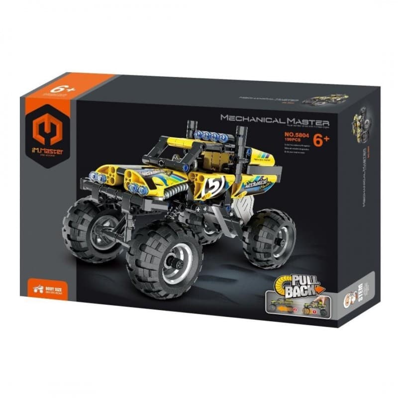 4x4 Amarillo iMMaster – 199 piezas con retrofricción y combinación