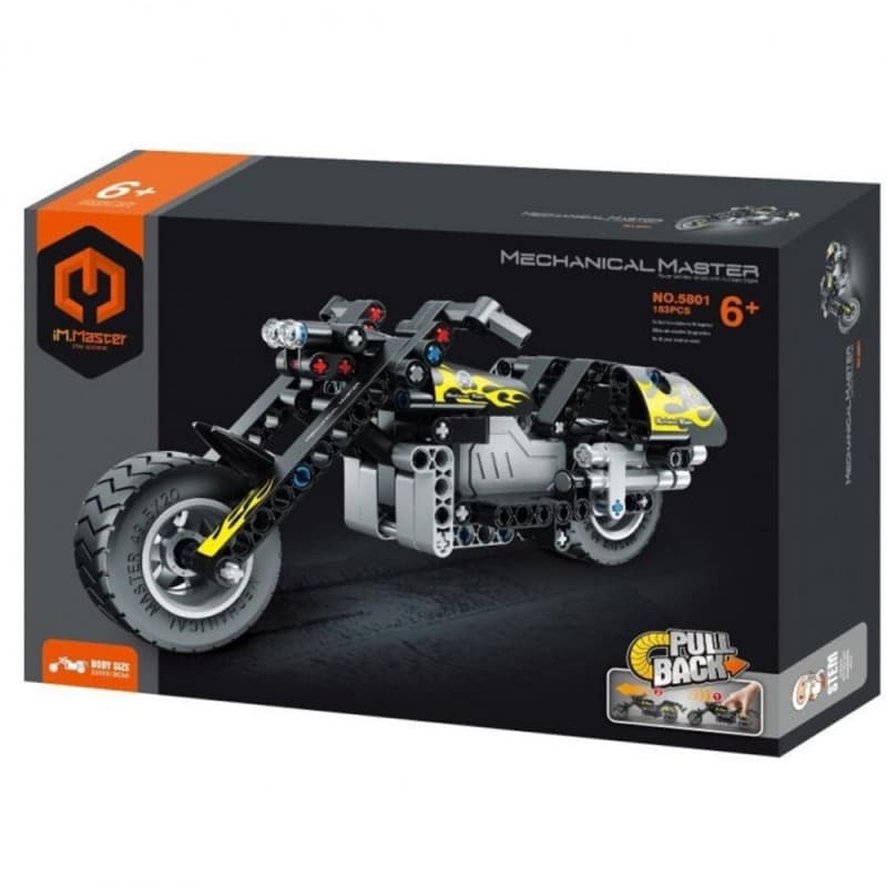 Moto Retrofricción iMMaster – Estilo chopper 183 piezas