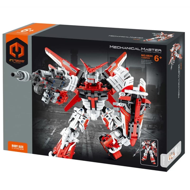 Robot Mech Warrior Rojo iMMaster – 1100 piezas articuladas