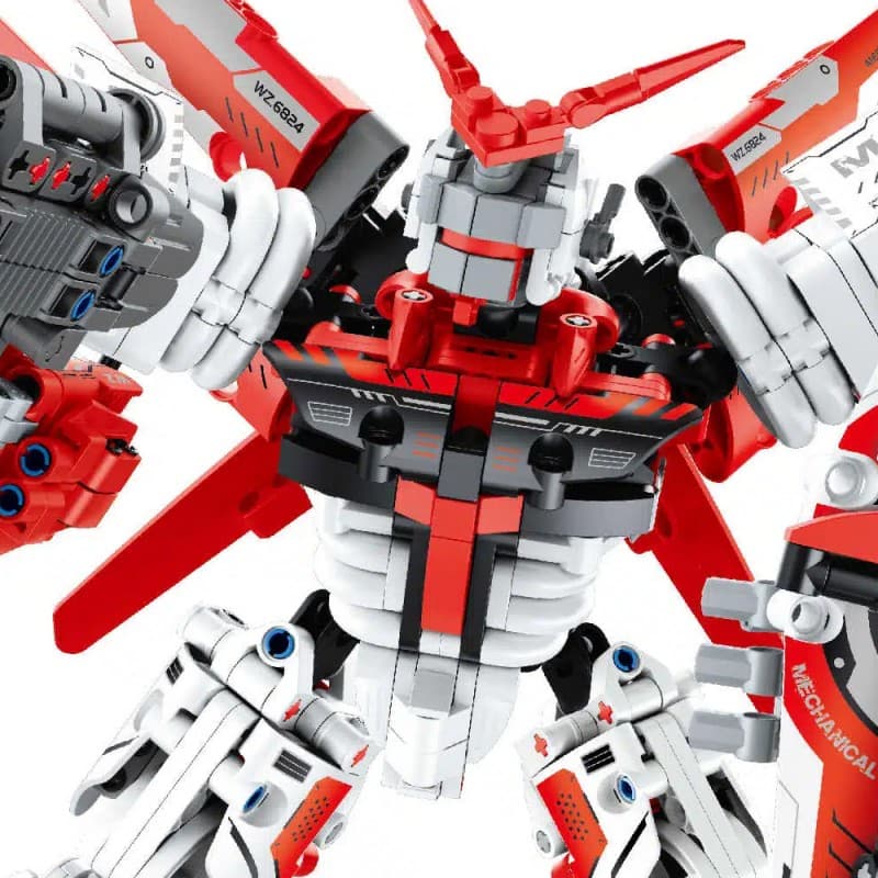 Robot Mech Warrior Rojo iMMaster – 1100 piezas articuladas