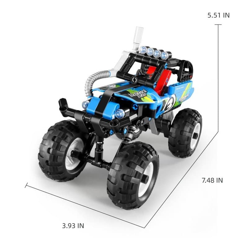4x4 Azul iMMaster – 193 piezas con retrofricción y combinación