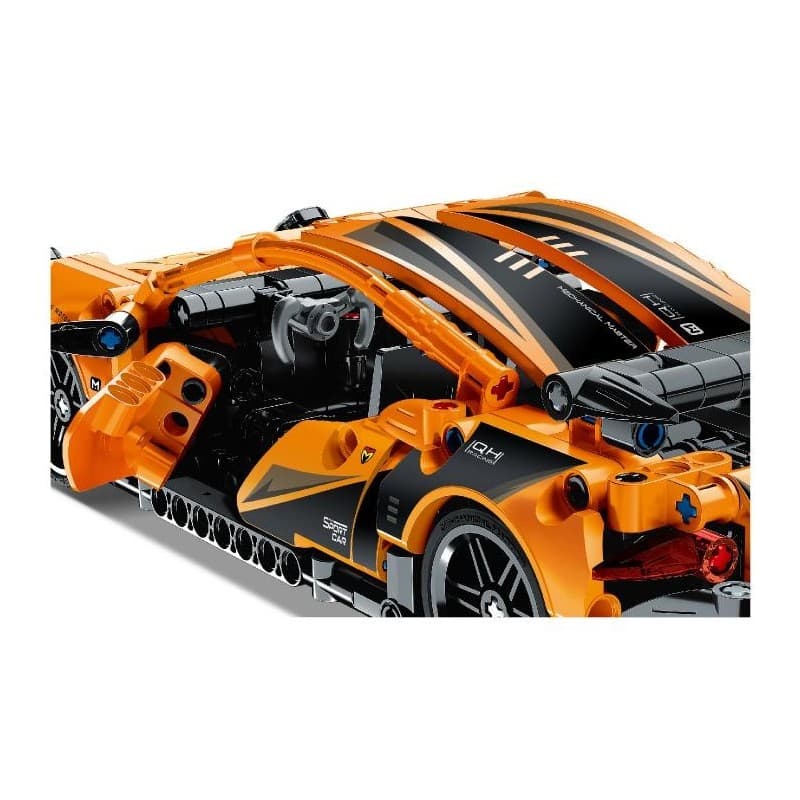 Super Car Naranja iMMaster – Retrofricción 490 piezas