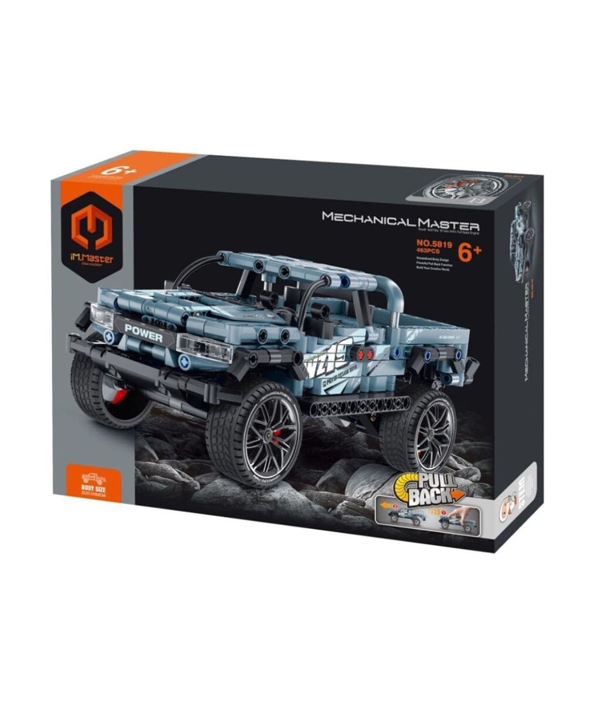 Pickup 4x4 iMMaster – 463 piezas con retrofricción