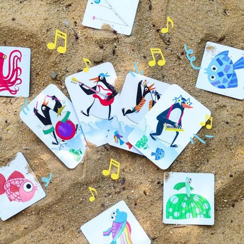 Rock Band - Juego de cartas estratégico musical de Djeco