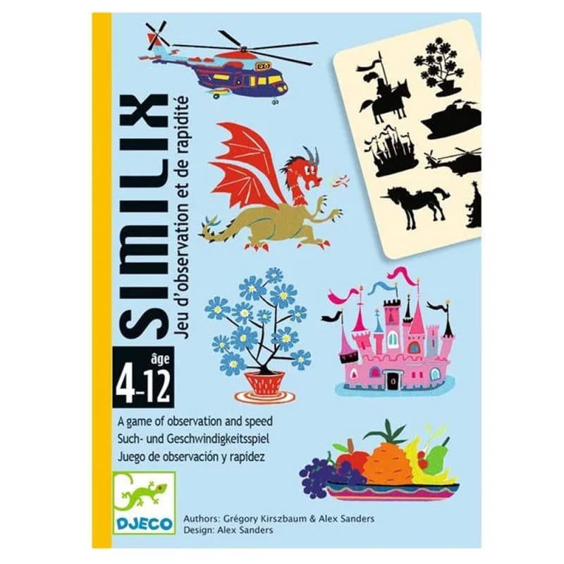 Similix - Juego de cartas de observación y rapidez de Djeco