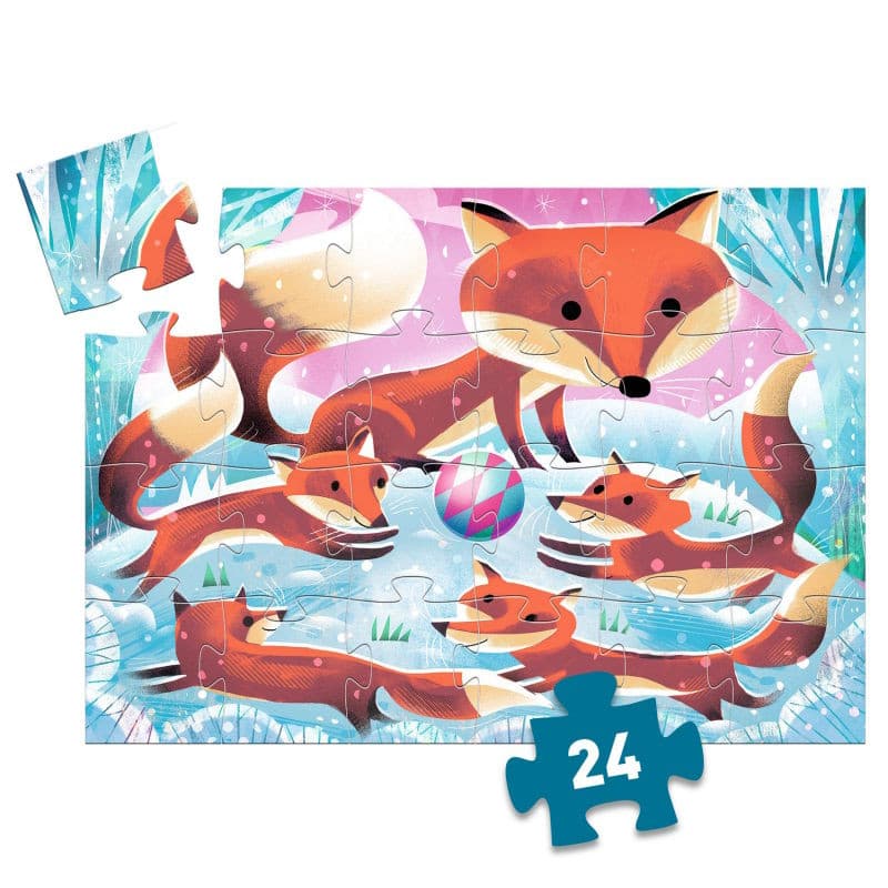 Puzzle Ginger el zorrito Djeco 24 piezas