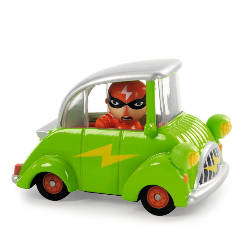 Coche Green Flash Crazy Motors Djeco