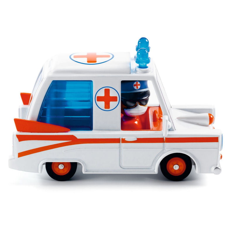 Coche Hurry Ambulance Crazy Motors Djeco