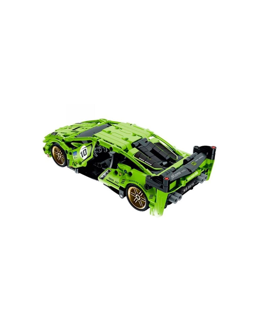 Coche de Carreras Verde iMMaster – Retrofricción 457 piezas