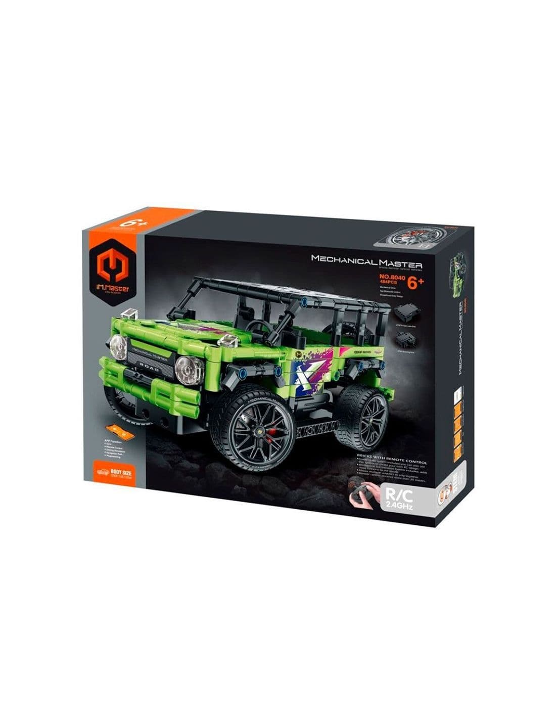 Todoterreno Verde Radio Control iMMaster – 484 piezas