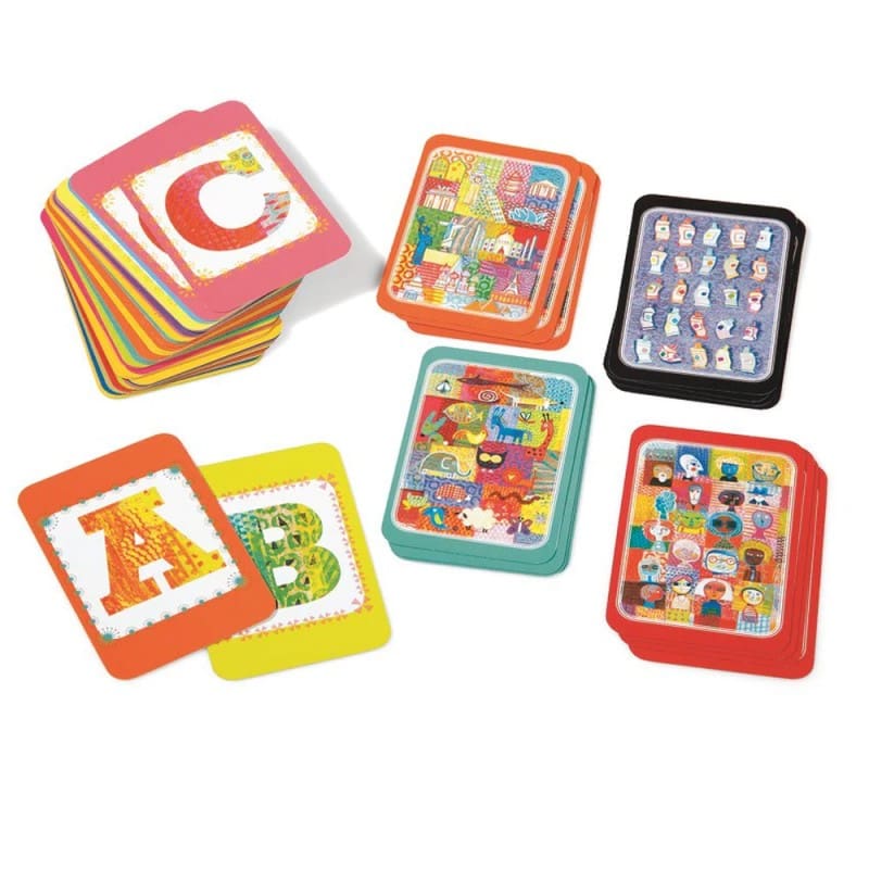 Batamo - Juego de cartas de palabras rápidas Djeco