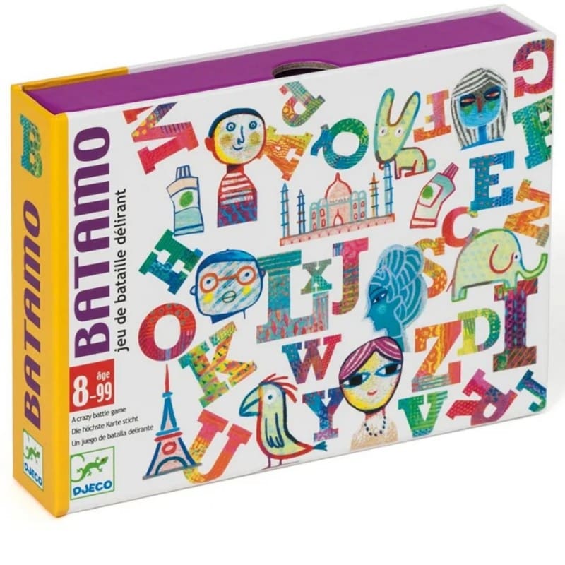 Batamo - Juego de cartas de palabras rápidas Djeco