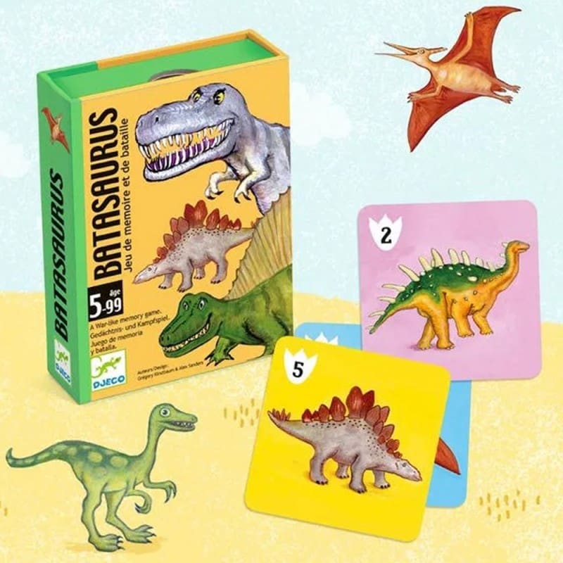 Batasaurus - Juego de cartas de batalla con dinosaurios Djeco