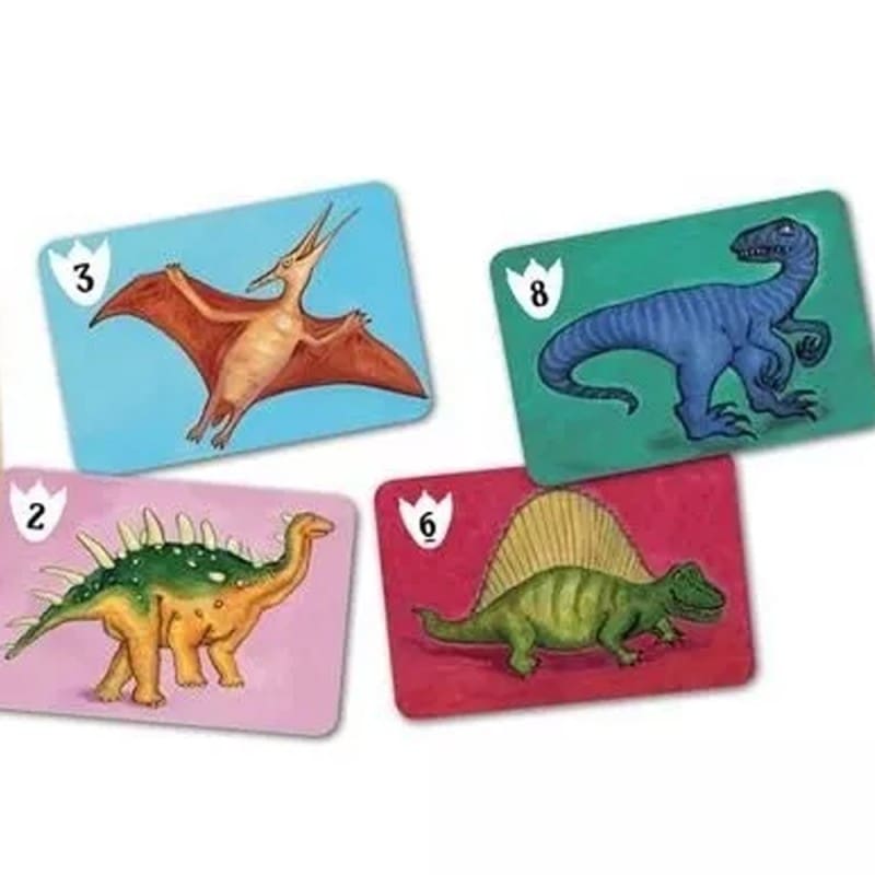 Batasaurus - Juego de cartas de batalla con dinosaurios Djeco