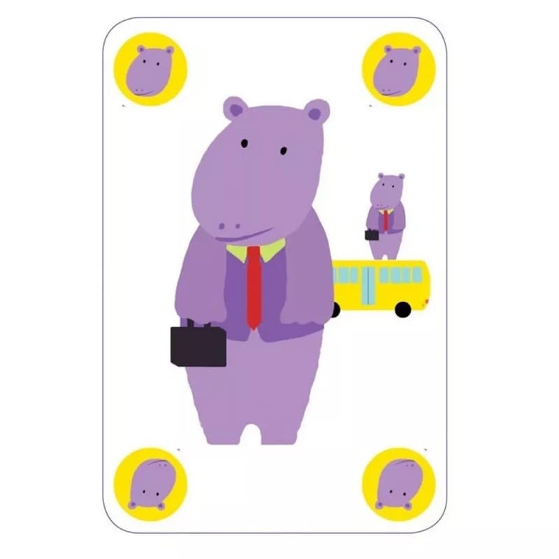 Gorilla - Juego de cartas de estrategia y reflejos de Djeco