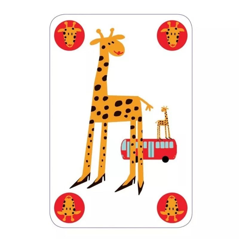 Gorilla - Juego de cartas de estrategia y reflejos de Djeco