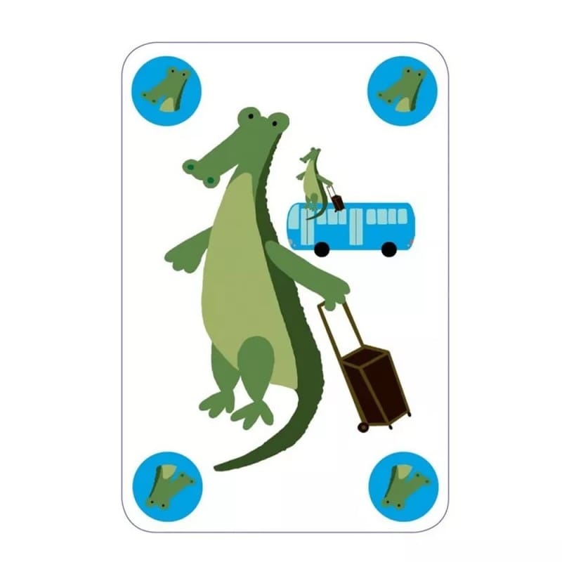 Gorilla - Juego de cartas de estrategia y reflejos de Djeco