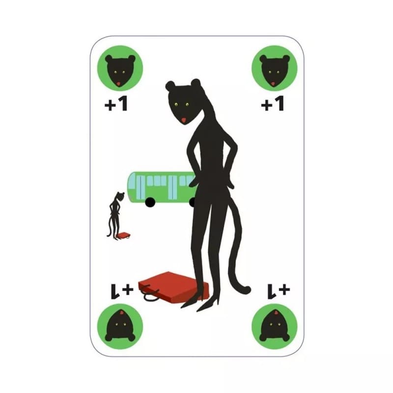 Gorilla - Juego de cartas de estrategia y reflejos de Djeco