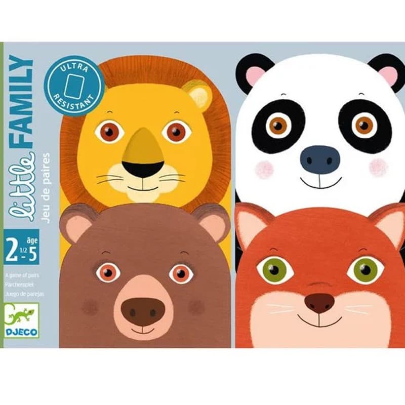 Little Family - Juego de cartas de memoria y asociación Djeco