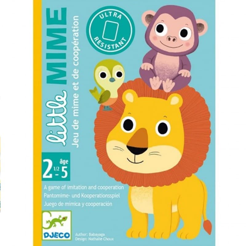Little Mime - Juego de cartas de mímica para niños de Djeco