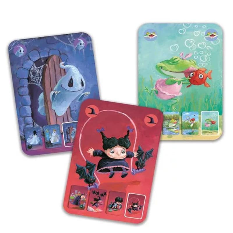 Mini Family - Juego de cartas de 7 mini familias Djeco