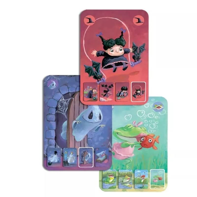 Mini Family - Juego de cartas de 7 mini familias Djeco