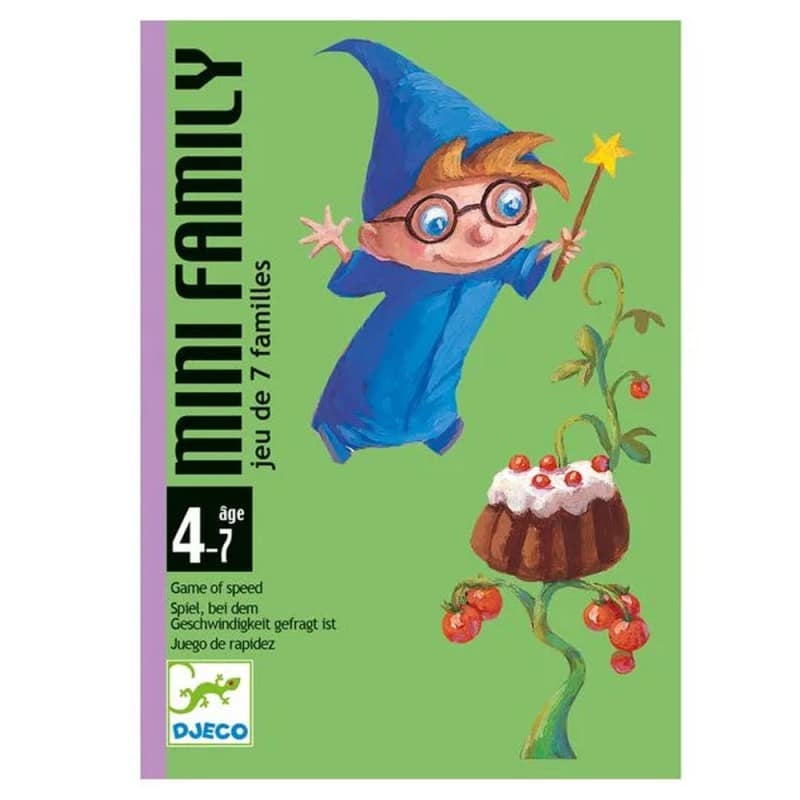 Mini Family - Juego de cartas de 7 mini familias Djeco