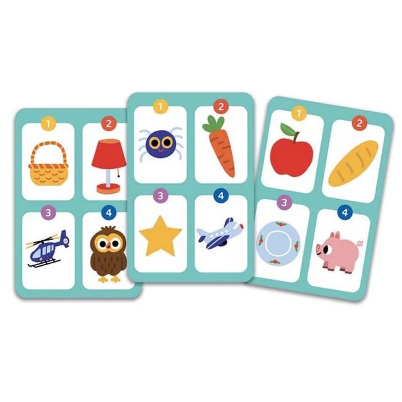 Motamo Junior - Juego de cartas educativo de vocabulario Djeco
