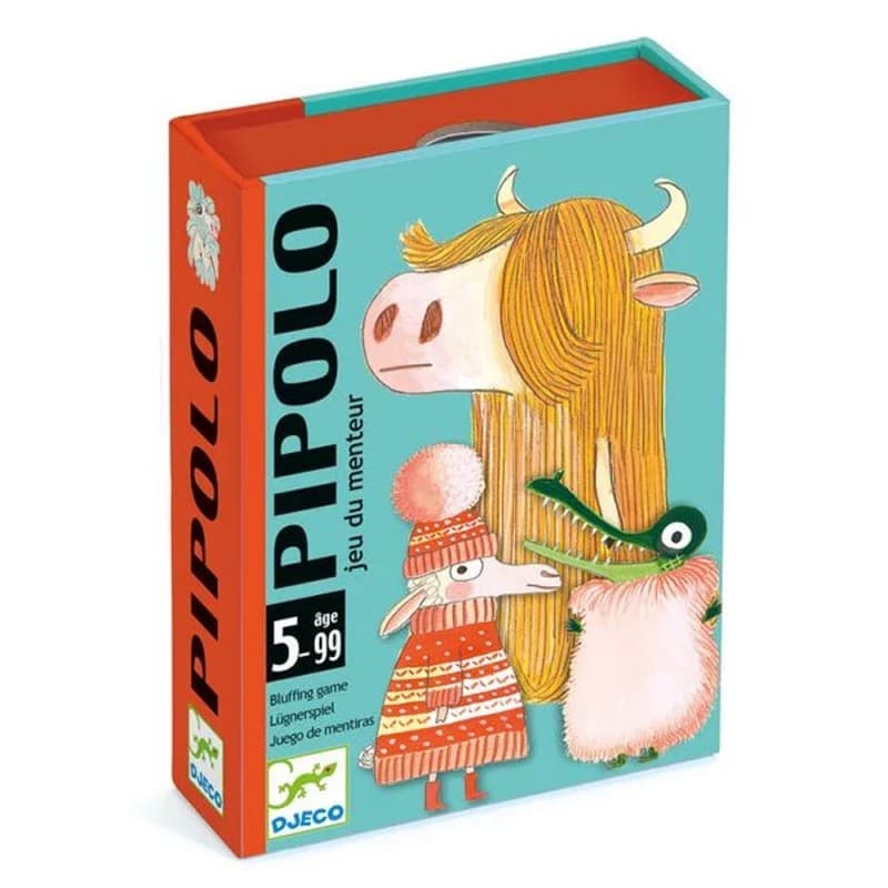 Pipolo - Juego de cartas de bluff divertido para niños Djeco