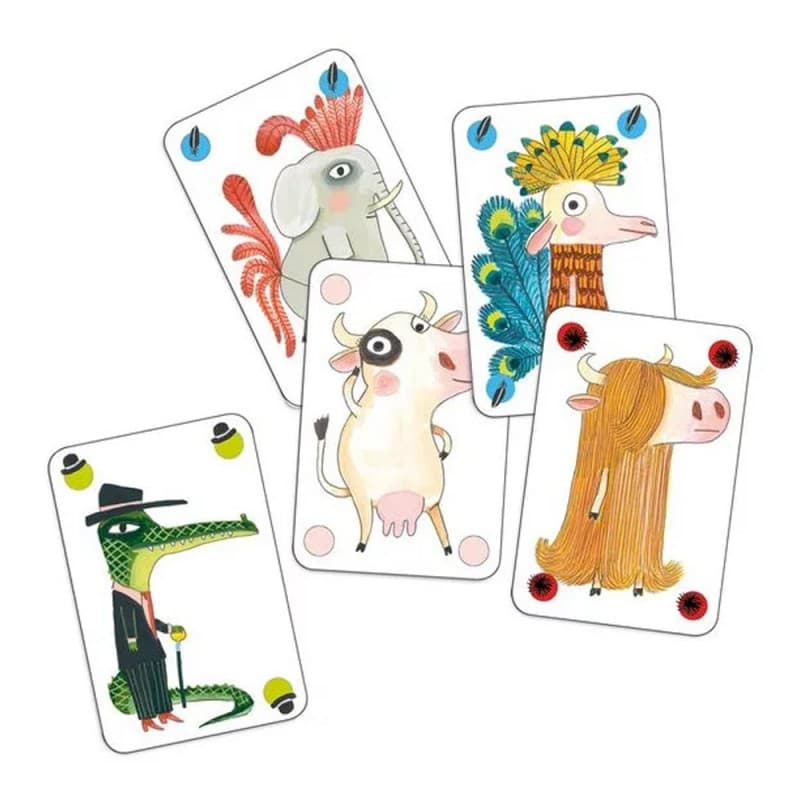 Pipolo - Juego de cartas de bluff divertido para niños Djeco
