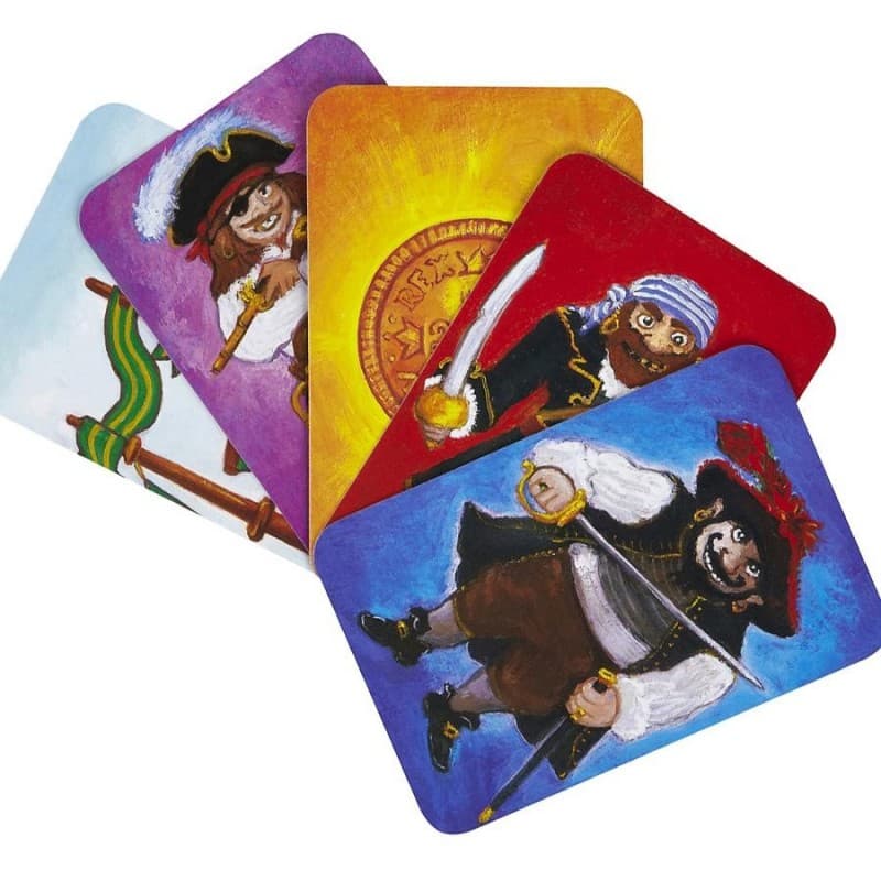 Piratatak - Juego de cartas de estrategia pirata de Djeco
