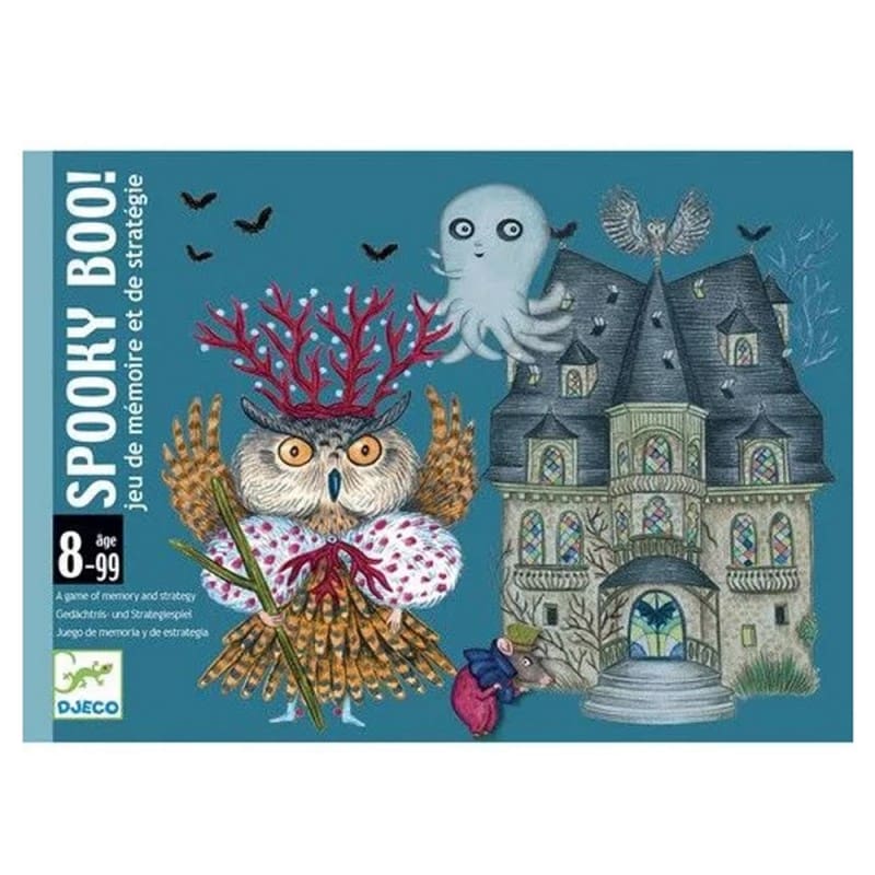 Spooky Boo - Juego de cartas de memoria con fantasmas Djeco