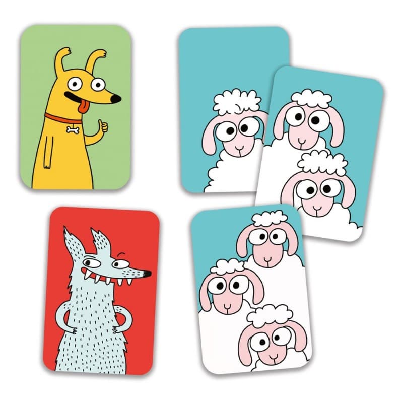 Swip' Sheep - Juego de cartas estratégico de pastoreo Djeco