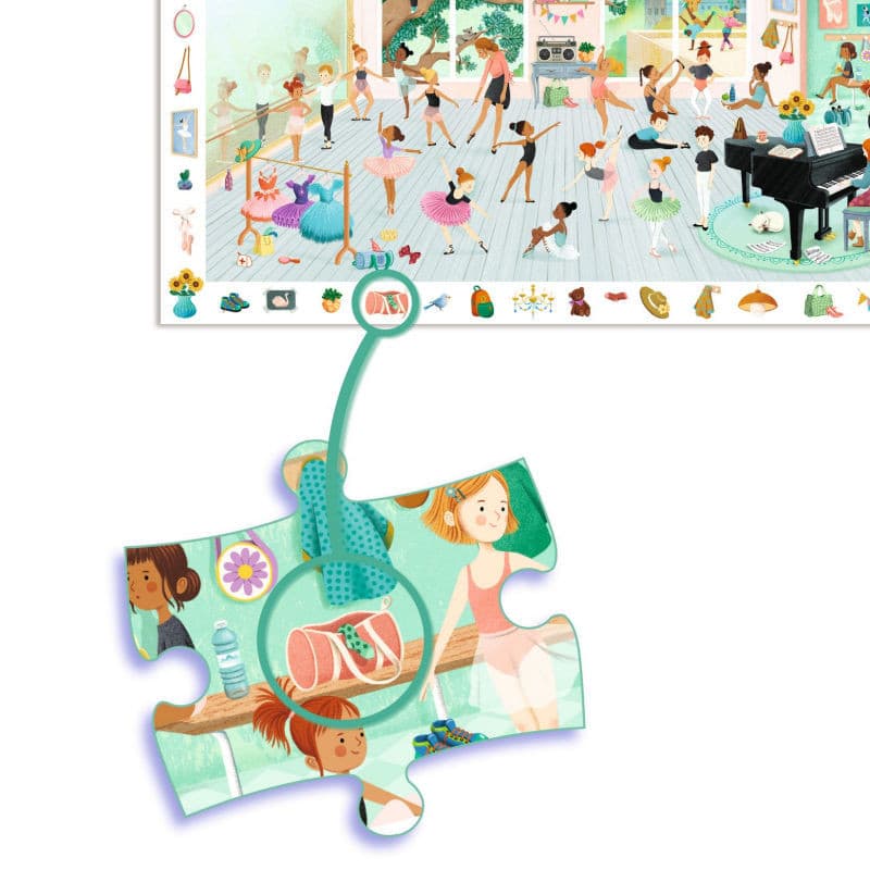 Puzzle observación escuela de danza Djeco 100 piezas