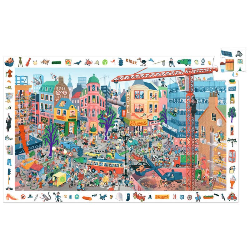 Puzzle observación la ciudad Djeco 200 piezas