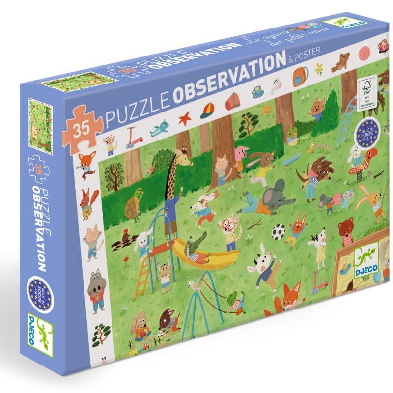 Puzzle observación el parque Djeco 35 piezas