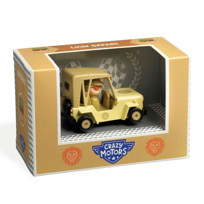 Coche Lion Safari Crazy Motors Djeco
