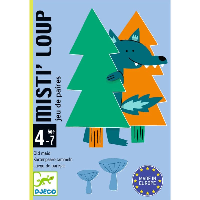 Misti'Loup - Juego de cartas tipo Mistigri para niños Djeco