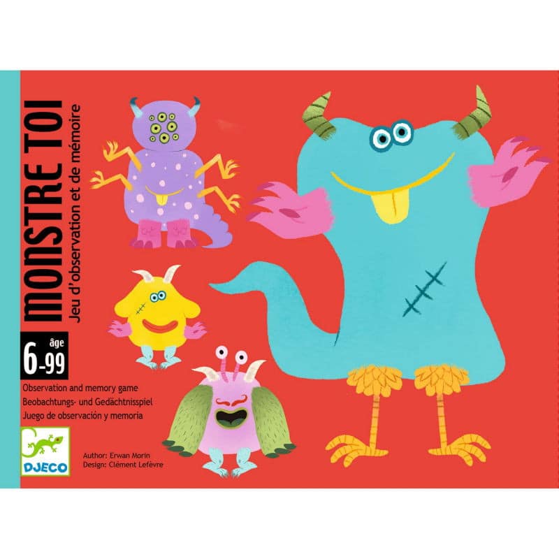 Monstre Toi - Juego de cartas de memoria y observación Djeco