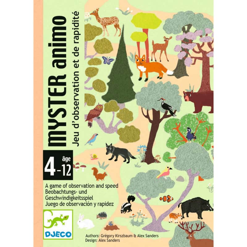 Myster Animo - Juego de observación y rapidez para niños Djeco