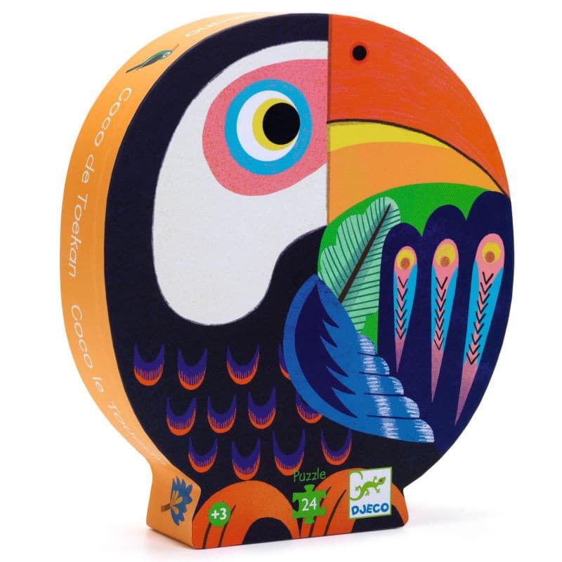 Puzzle Coco el Tucán Djeco 24 piezas