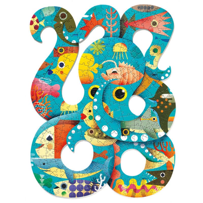 Puzzle artístico Puzz'Art Pulpo Djeco 350 piezas