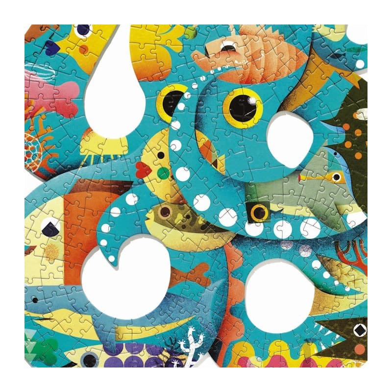 Puzzle artístico Puzz'Art Pulpo Djeco 350 piezas