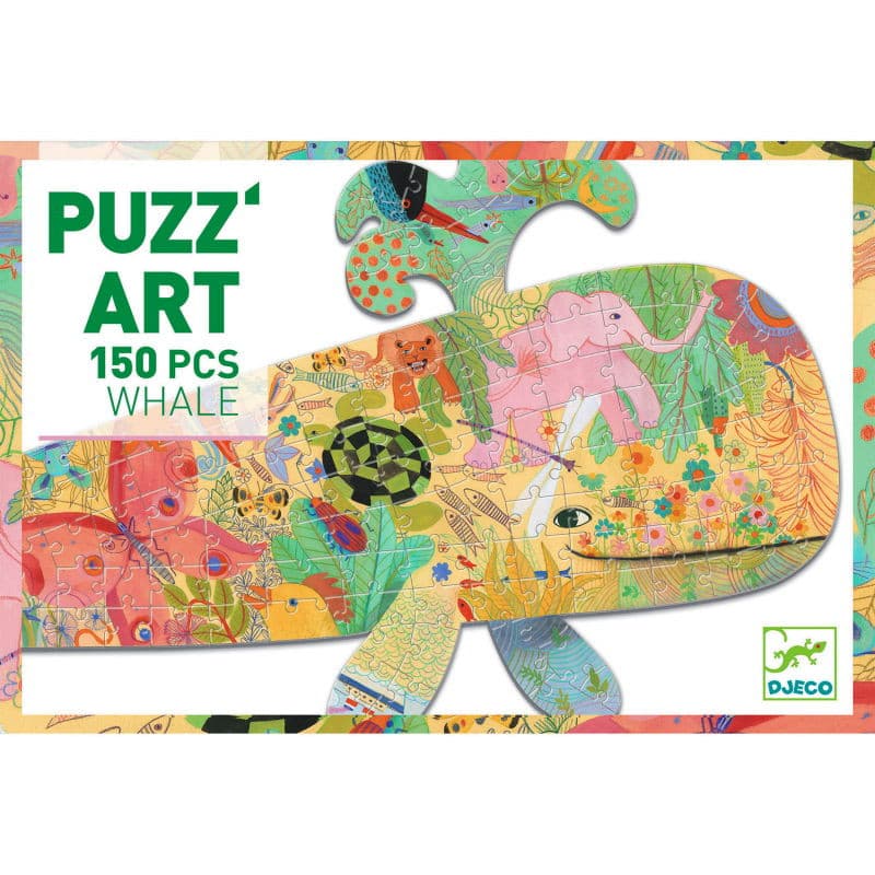 Puzzle artístico Puzz'Art Ballena Djeco 150 piezas