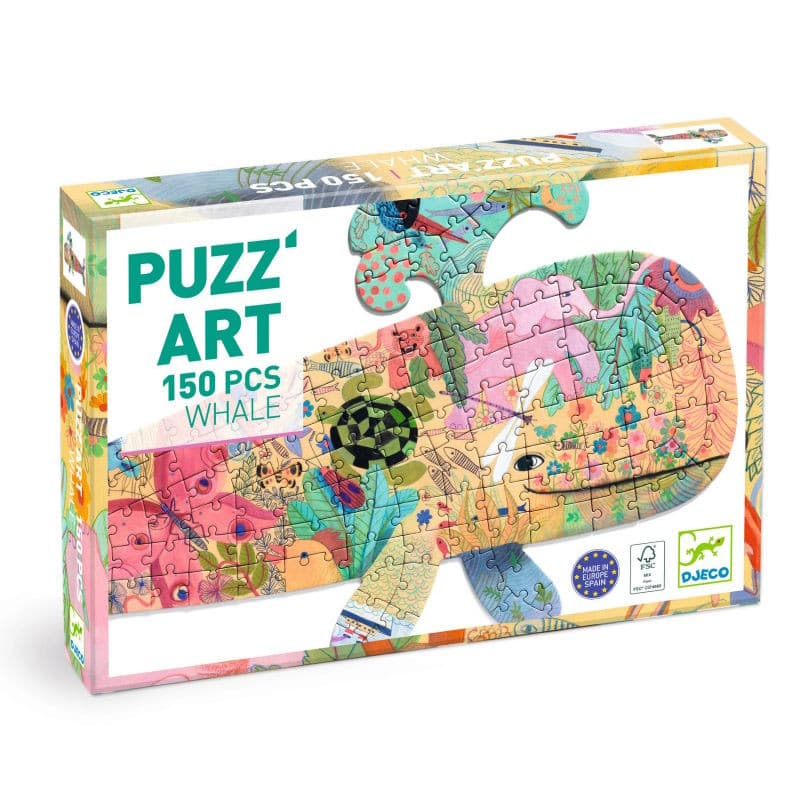 Puzzle artístico Puzz'Art Ballena Djeco 150 piezas