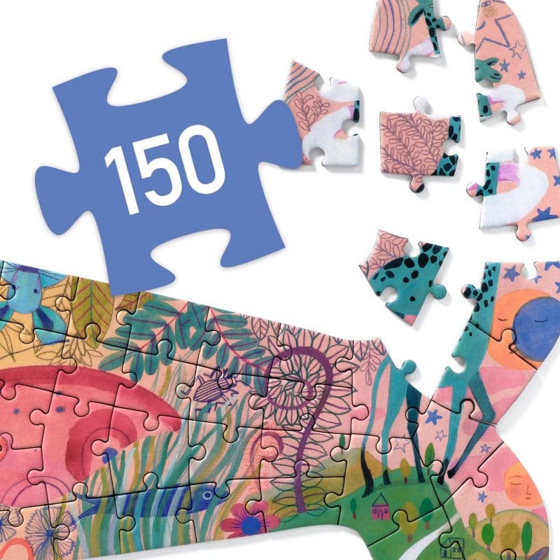 Puzzle artístico Puzz'Art Ballena Djeco 150 piezas